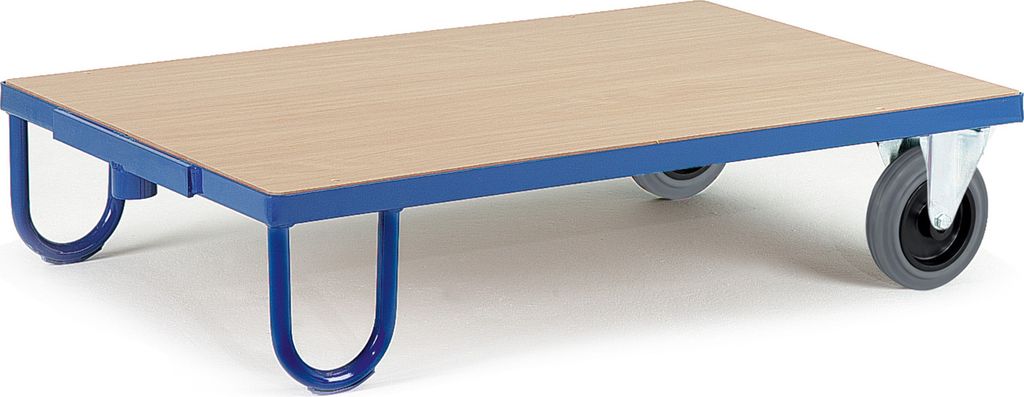 Rollcart Rollplatten, Typ:Vollgummibereifung, Ladefläche:1600x900 mm