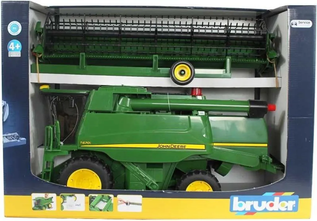 Bruder 02132 Moissonneuse-batteuse John Deere T670i avec grains - 41