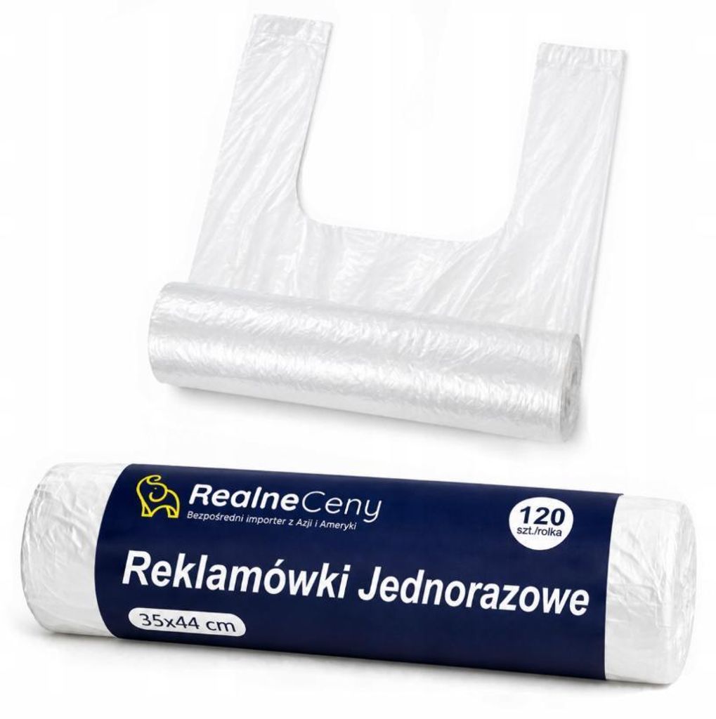 Einweg Tragetaschen auf Rolle 44x35 cm 120 Stück Produktbild 