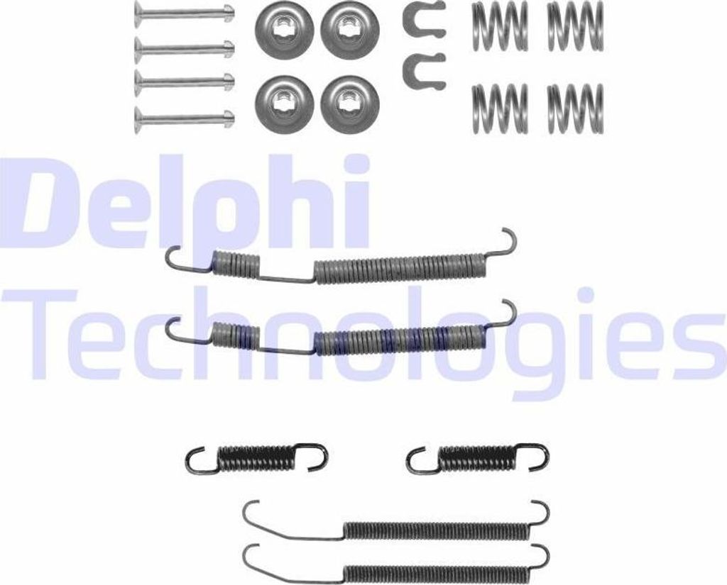 DELPHI Zubehörsatz Bremsbacken LY1235 Hinten für MITSUBISHI CARISMA (DA)