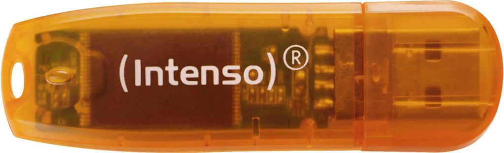 Intenso, memoria USB 2.0 de 64 GB, línea "Rainbow", color Imagen del producto 