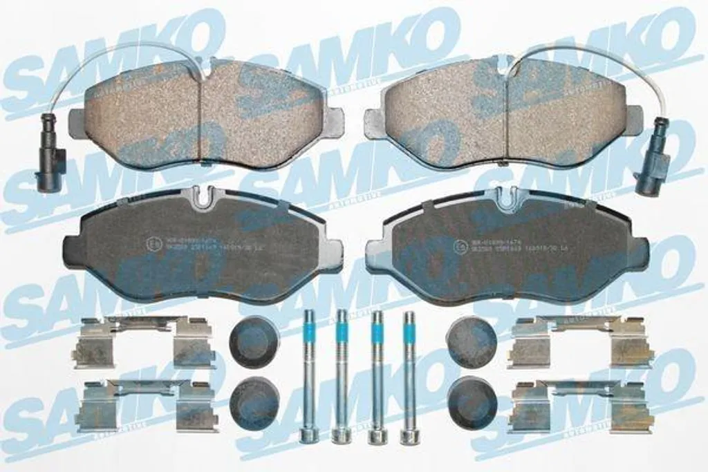 Plaquettes de frein SAMKO 5SP1669 haute friction pour NISSAN Cabstar F24
