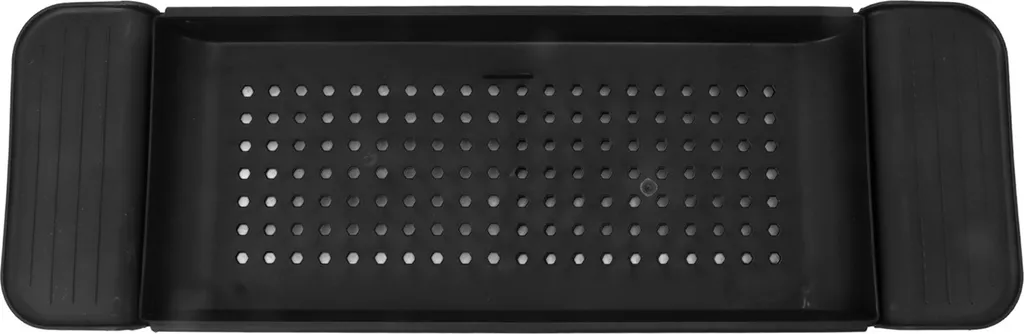 Étagère de baignoire antidérapante et rétractable en polymère durable