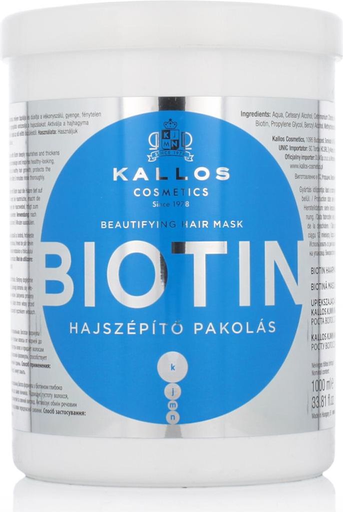 Kallos Biotin Hair Mask 1000 ml Obrázek produktu 
