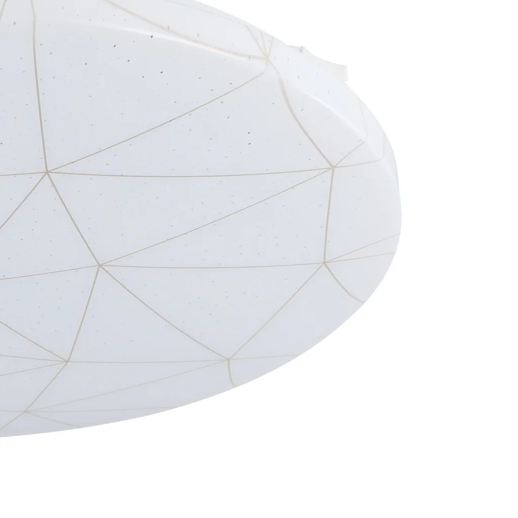Éclairage Salon Blanc Chaud Plafonnier LED Eglo RENDE 19,5W Ø38cm