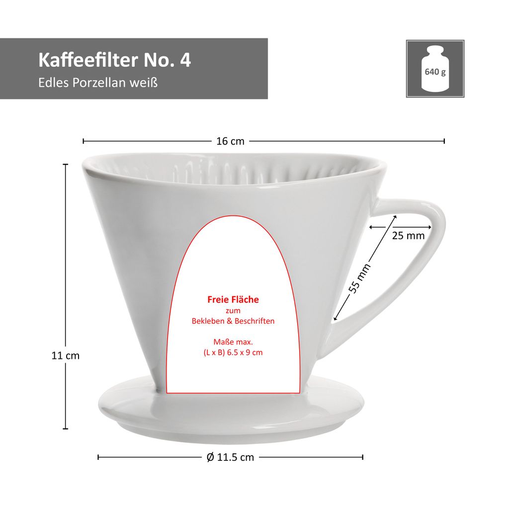 Kaffeefilter für Kaffeemaschine Dauerfilter Vliesstoffe Kaffee Filter 