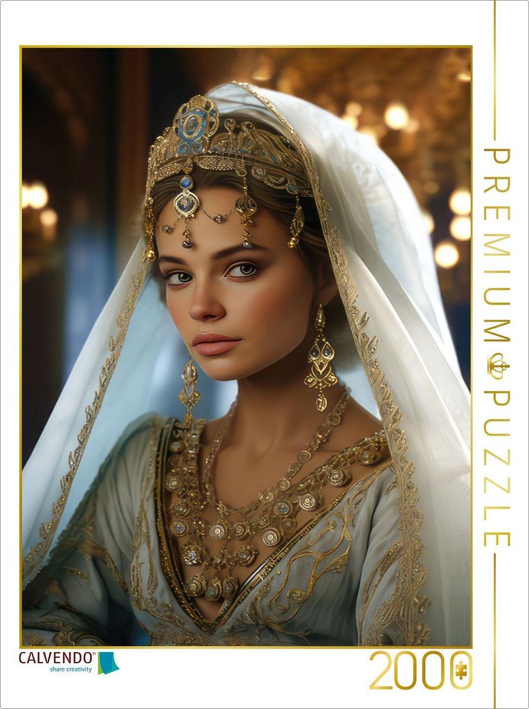CALVENDO Puzzle Arabische Prinzessin | 2000 Teile Lege-Größe 90x67cm Foto-Puzzle für glückliche Stunden