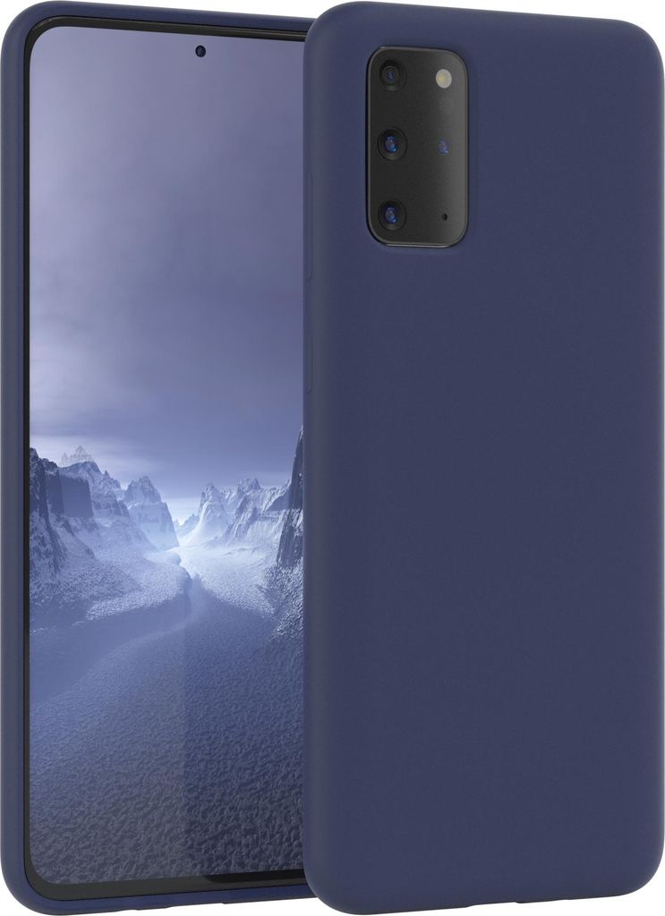 EAZY CASE Silikonhülle für Samsung Galaxy S20 Plus / S20 Plus 5G Silikon Backcover Schutz in Blau