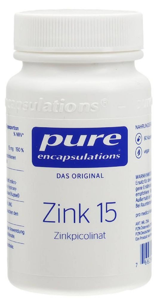 Pure Encapsulations Zinco 15 Capsule di zinco picolinato 60 Immagine del prodotto 