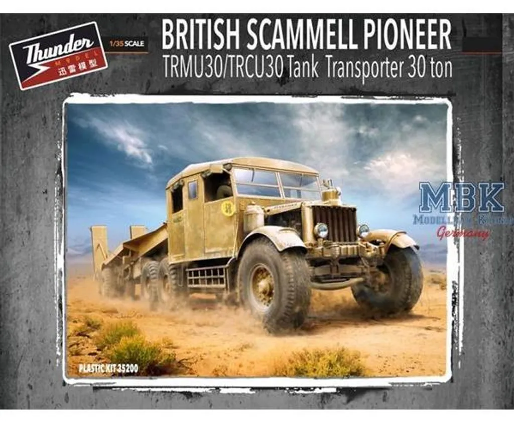Scammel Pioneer TRMU30 Thunder Models THM35200 avec remorque lourde