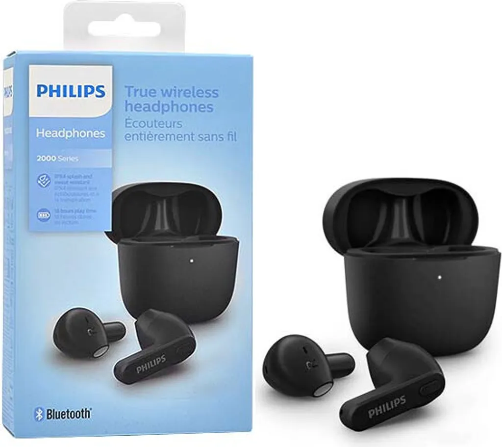 Écouteurs TWS Philips TAT2236BK Bluetooth avec Boîtier de Charge Compact - 11