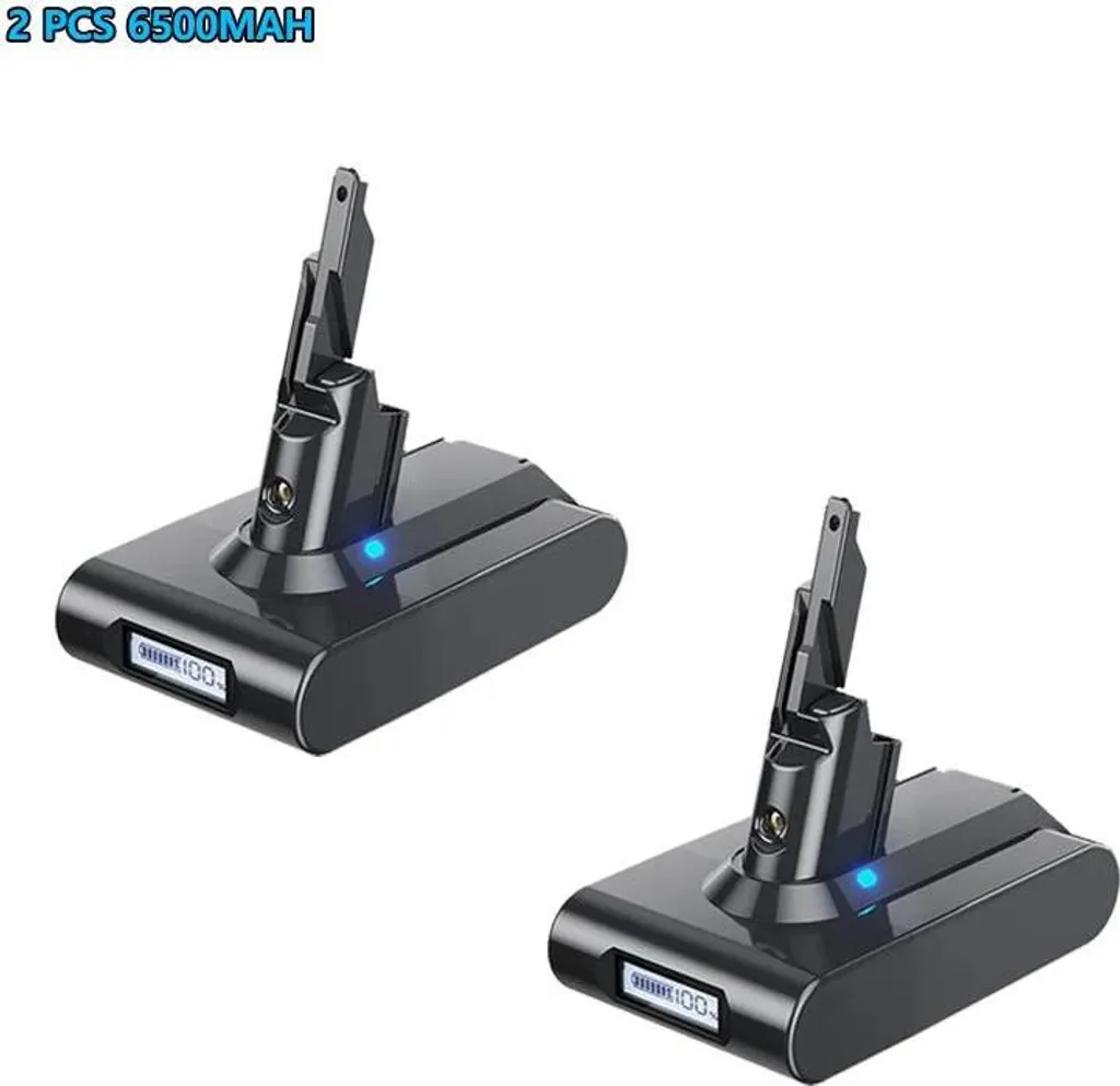 Kit 2X Batteria Compatibile Dyson V7 SV11 6000mAh - Mai più senza carica