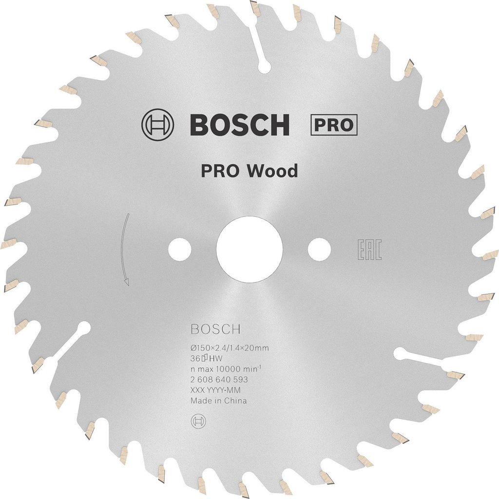 PRO Wood Kreissägeblatt, 150 x 2,4 x 20 mm, Z36 Produktbild 