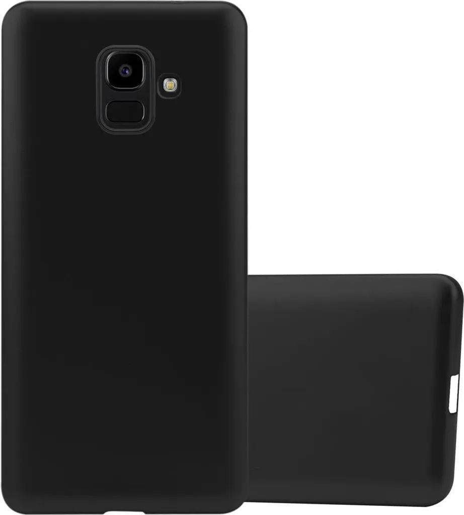 Cadorabo Cover per Samsung Galaxy J6 2018 - Custodia TPU Nero Opaco