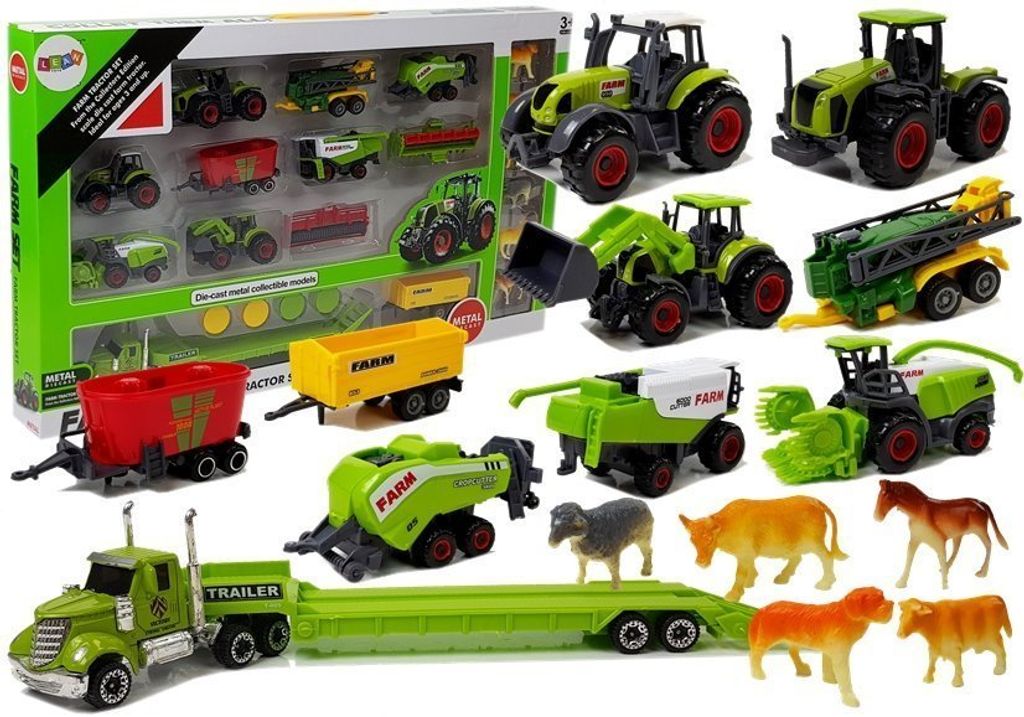Set di veicoli agricoli con figure Immagine del prodotto 