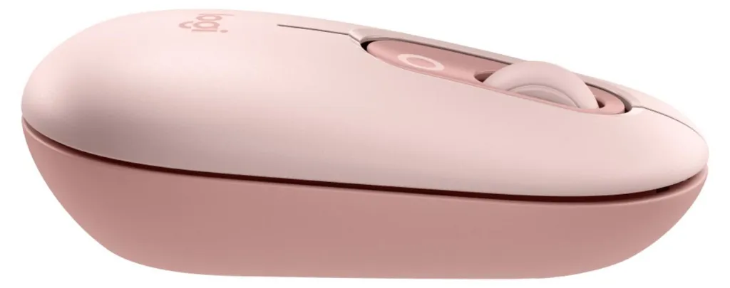 Ensemble Clavier Souris Bluetooth Logitech POP ICON COMBO Rose Bureau