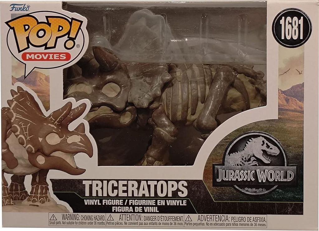 Funko POP Movies JP Fossil Triceratops Obrázek produktu 