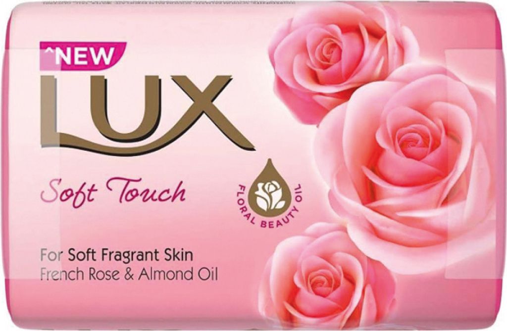 Lux Soft Touch Stück Seife sanft duftend mit französische Rosen und Mandelöl 80g