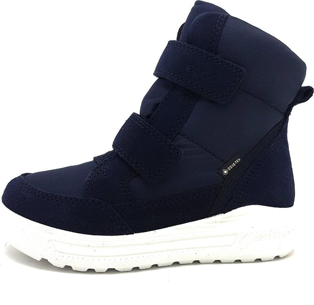 Ecco Urban Snowboarder Kinderschuhe Jungen Stiefel Klett Blau Freizeit, Schuhgröße:32 EU
