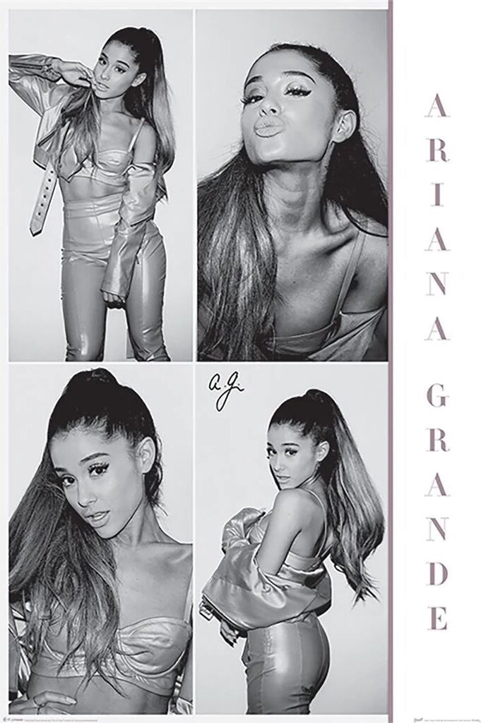 Ariana Grande Poster Black & White 61 x 91,5 cm