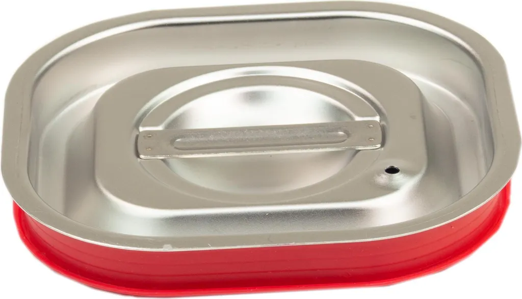 Coperchio GN gastronorm 1/6 con anello in silicone in acciaio inox GVK ECO