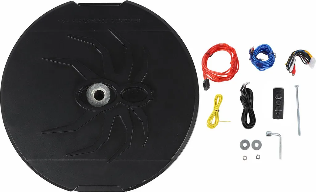 Caisson de basses 400W RMS actif 12 pouces avec télécommande déportée