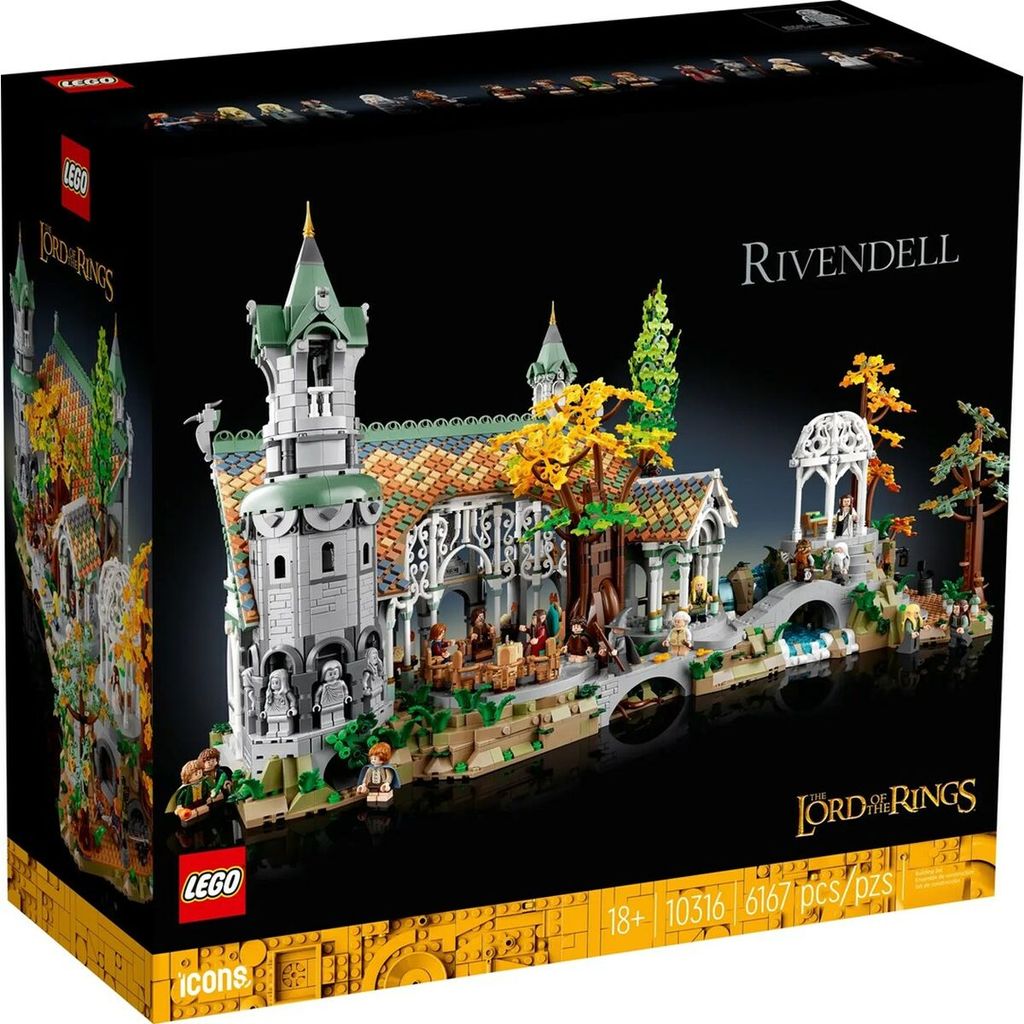 LEGO Icons 10316 Pán prsteňov: Roklina Obrázok produktu 
