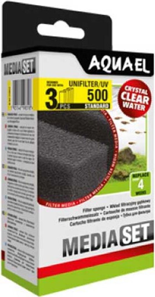 Filterschwamm AQUAEL für Unifilter 500 3 Stück