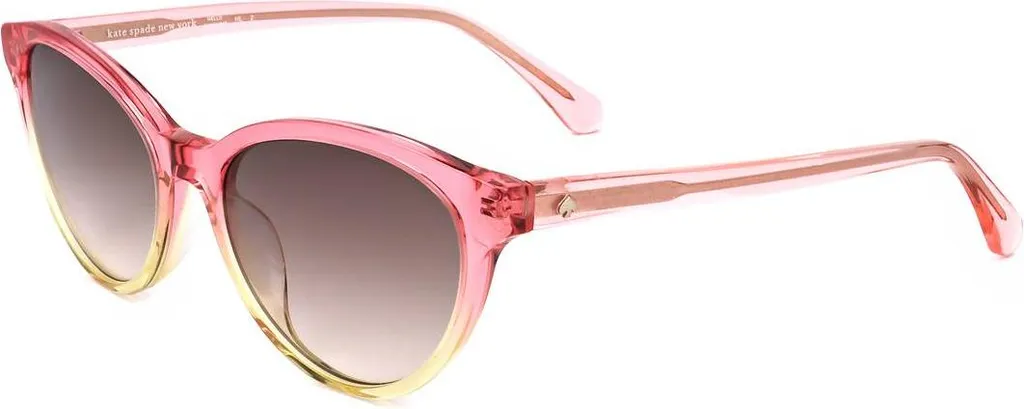 Lunettes de Soleil ADELINE Kate Spade Verres Dégradés Rose Jaune 55mm