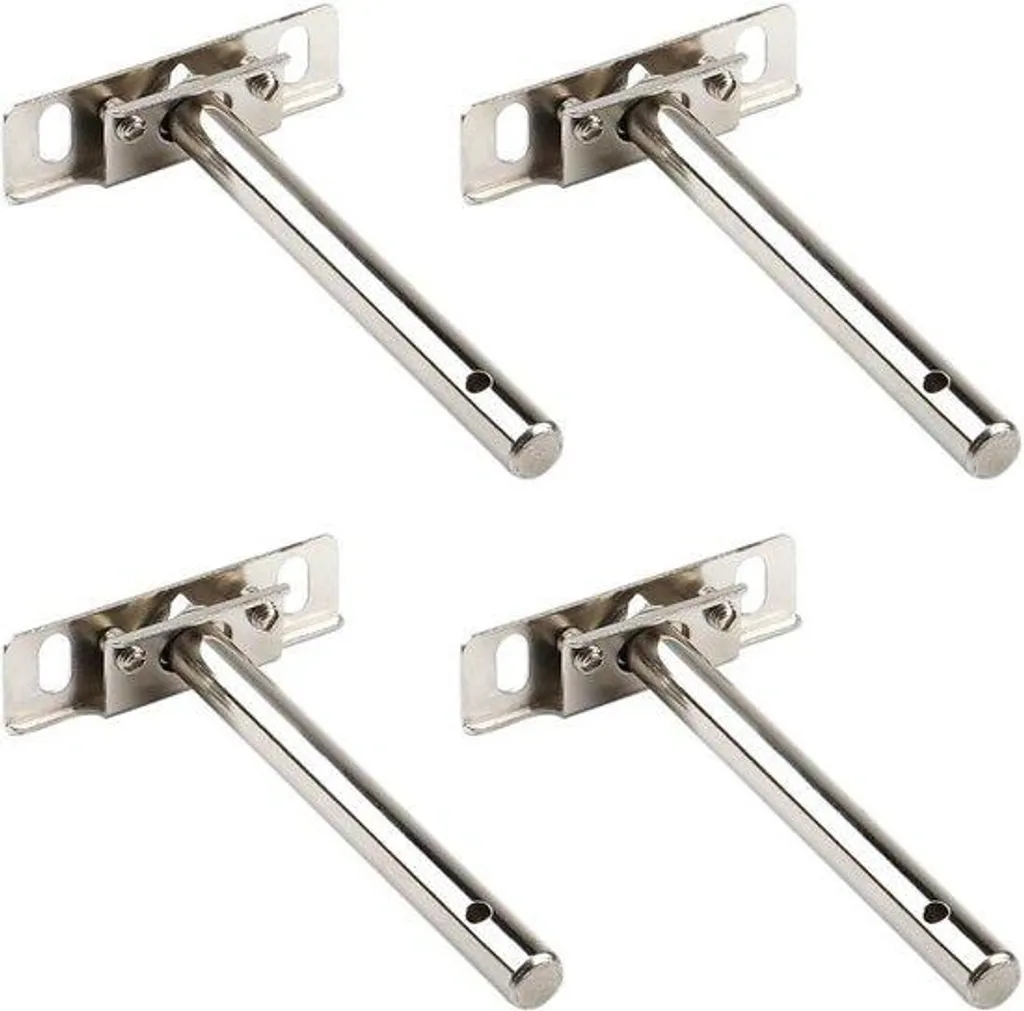 Fixation étagère invisible pour mur et placo lot de 4 supports robustes