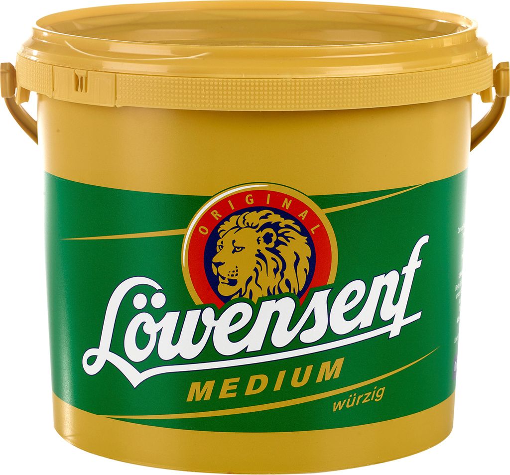 Löwensen senape media salata secchio 5000g Immagine del prodotto 
