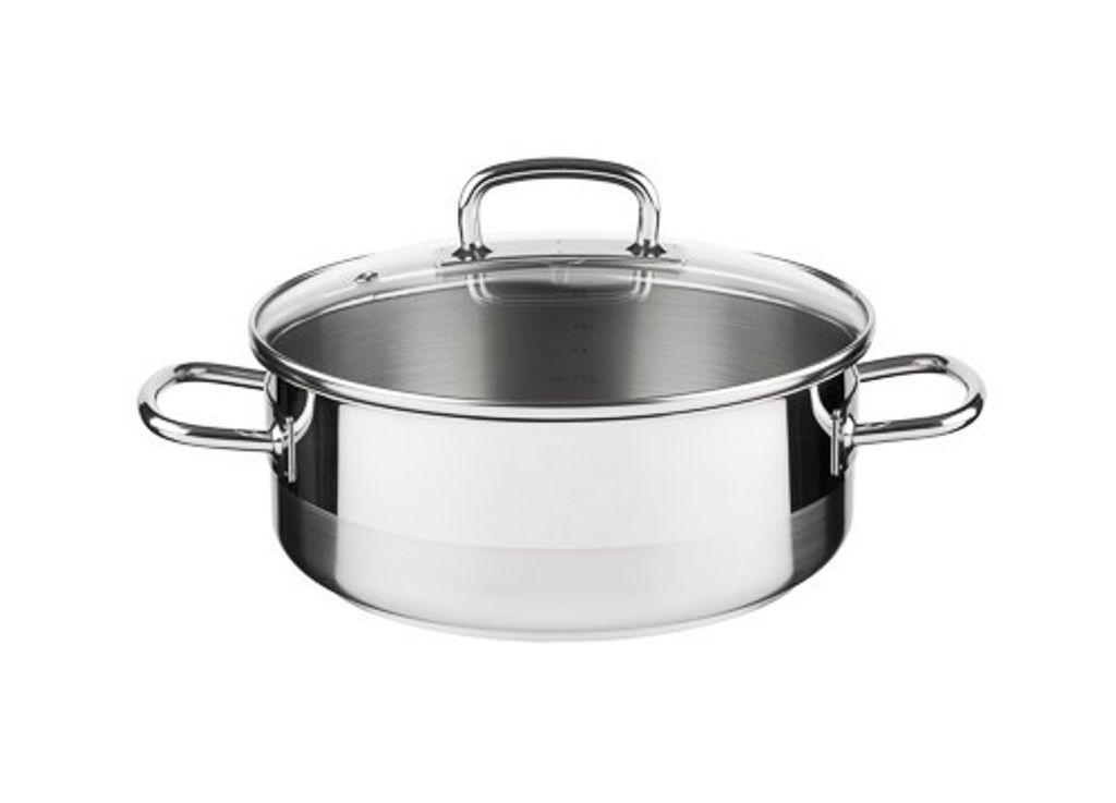Professioneller Kochtopf mit Deckel, Durchmesser 22 cm, Produktbild 
