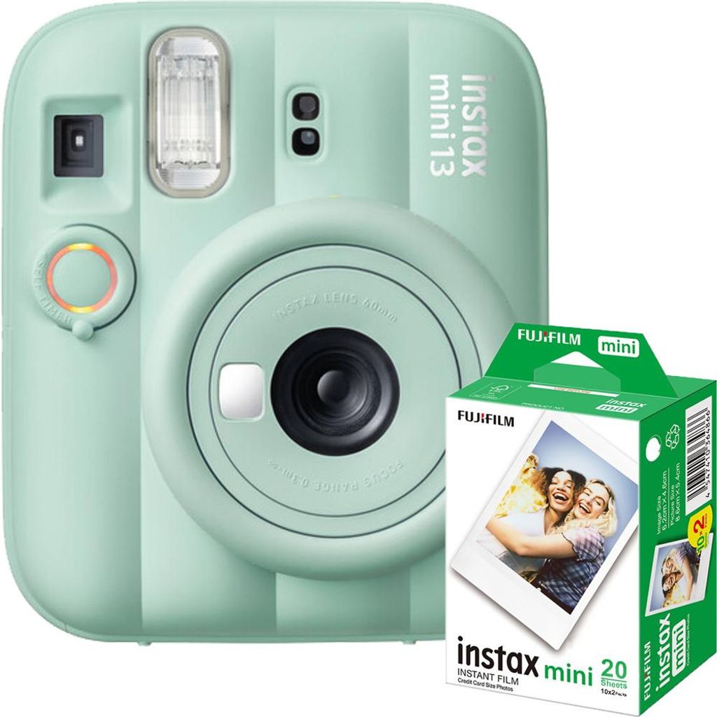 Fujifilm Instax Mini 13, fotocamera istantanea color verde Immagine del prodotto 
