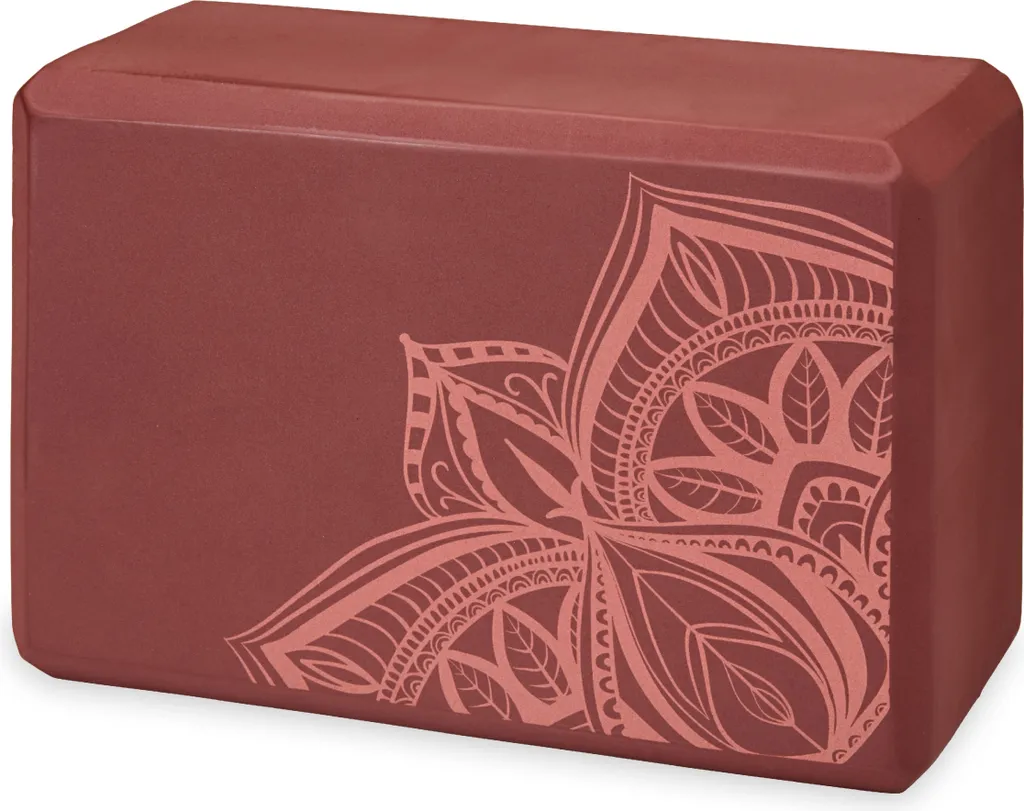Bloc Yoga Gaiam Sundial Point Antidérapant - Support Confort et Ruhe