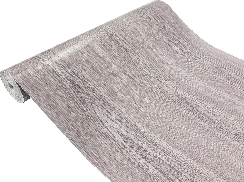 Klebefolie Möbel 45x490 cm - Graue Eiche - Möbelfolie Holzoptik selbstklebend - PVC Folie für kreative Raumgestaltung - Selbstklebende Folie ide...