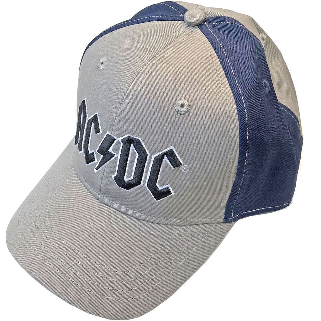 AC/DC Black Logo (2-Tone) Deckel Grey & Navy Blue UNI