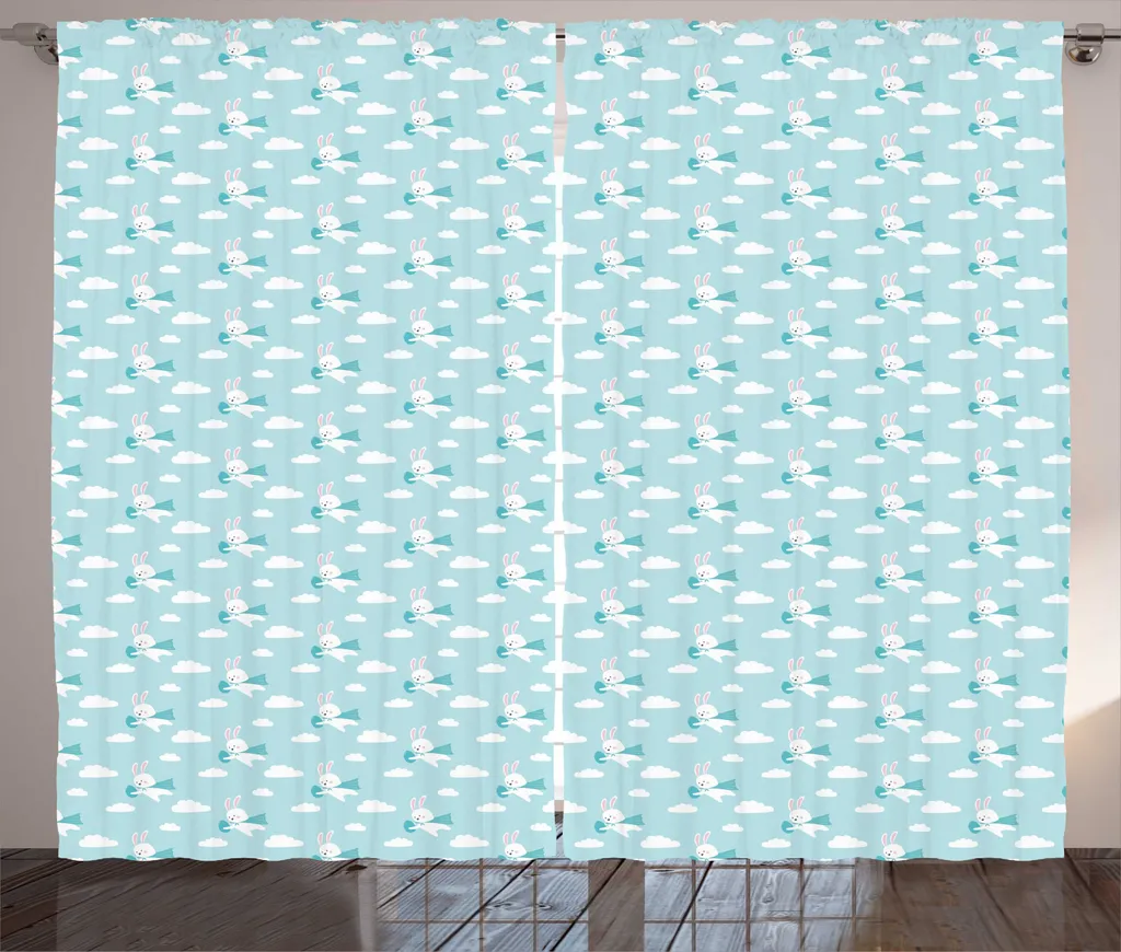 Rideau pour Grande Fenêtre Chambre Enfant 280x225 cm Thème Super-Héros
