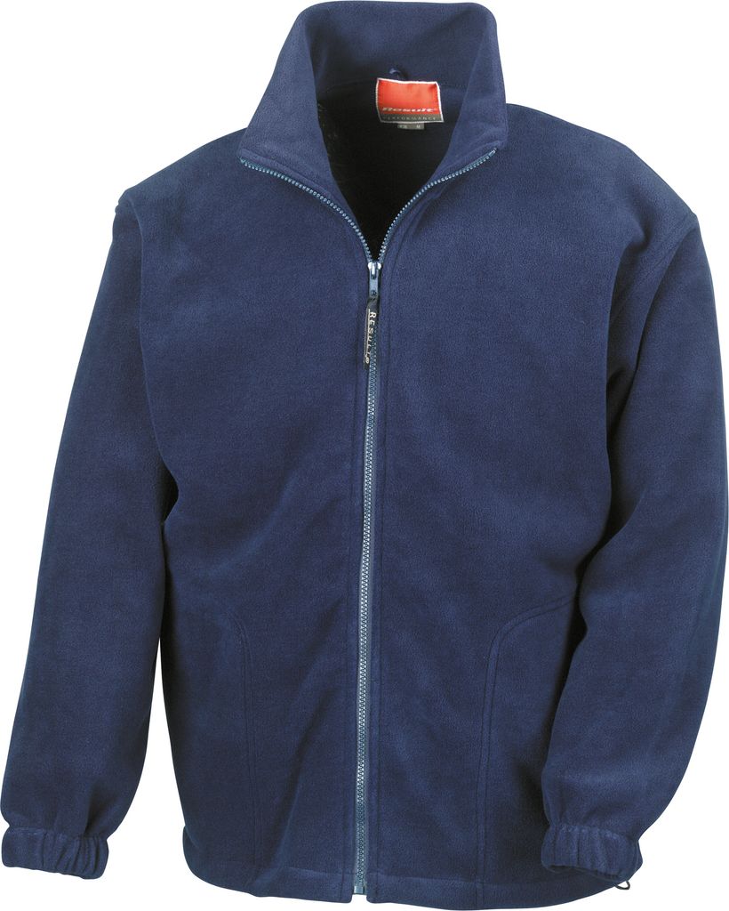 Result Herren Fleece-Jacke, Antipilling BC922 (3XL) (Marineblau)