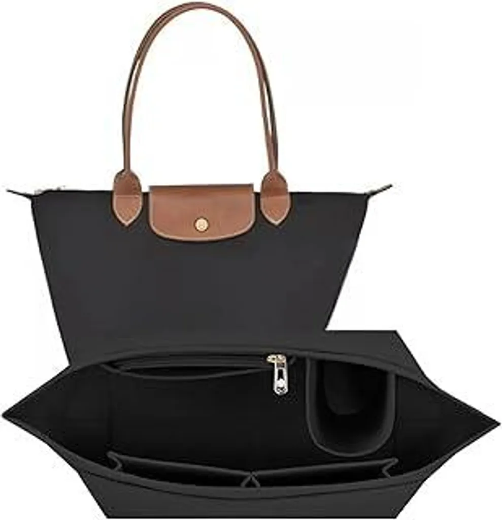 Organizer Borsa da Viaggio Torytoe Feltro Nero L - Inserto Multitasche