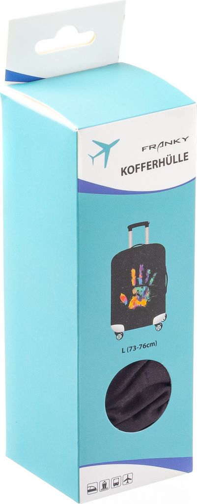 Franky Kofferhülle LC-10L Kratzschutz fürTrolley Spinner ca. 73-76 cm Hand