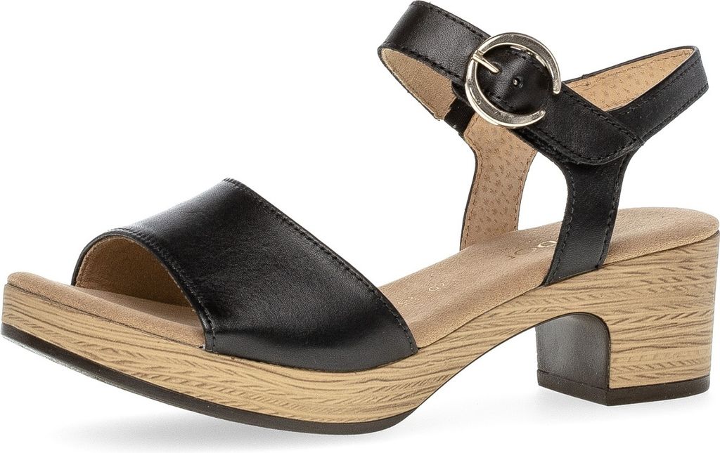 Gabor Plateau Sandaletten Damen 31373838393230 Schwarz 40 EU