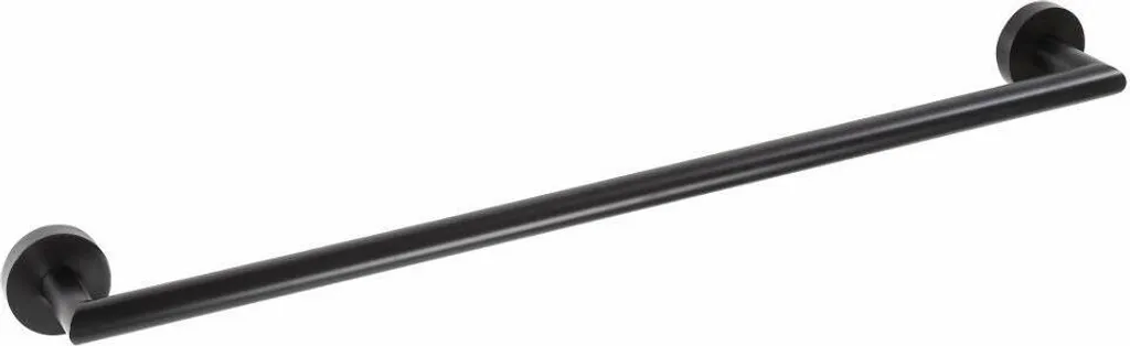 Porte-serviette DARK laiton noir mat - Longue barre de 65 cm durable
