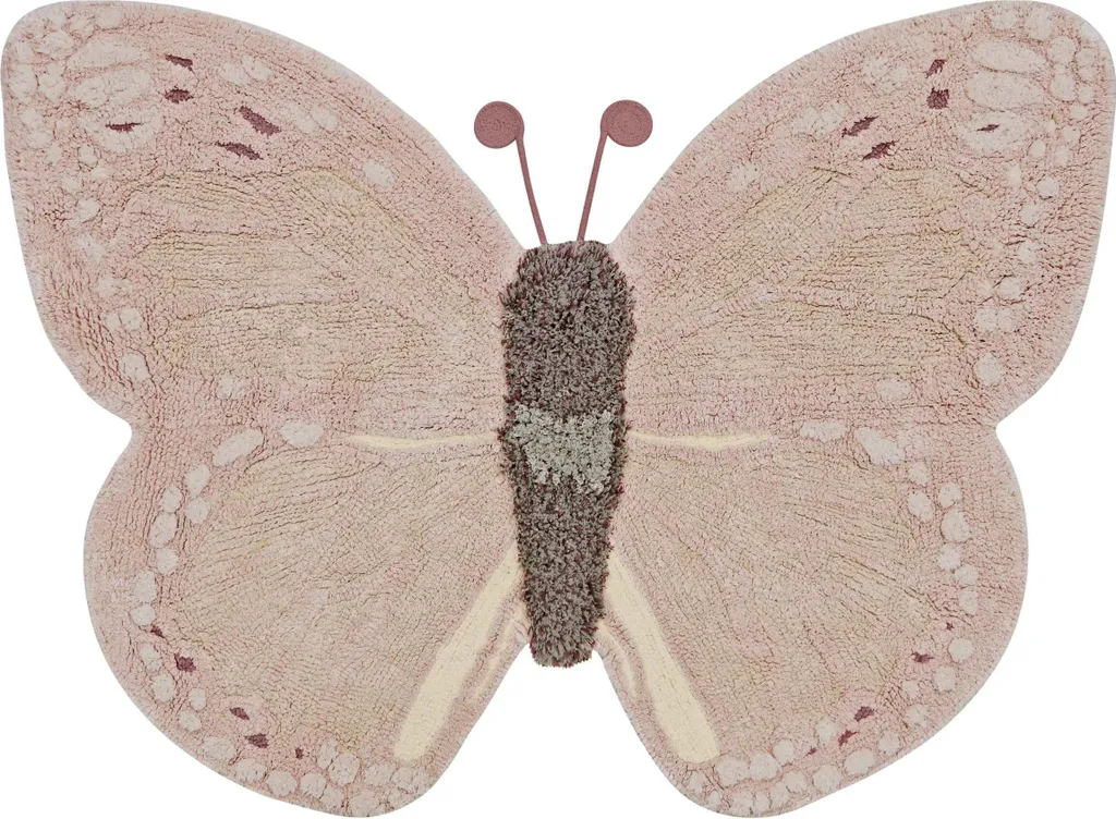 Tapis Enfant Lavable Lorena Canals Butterfly - Fini les Taches au Sol