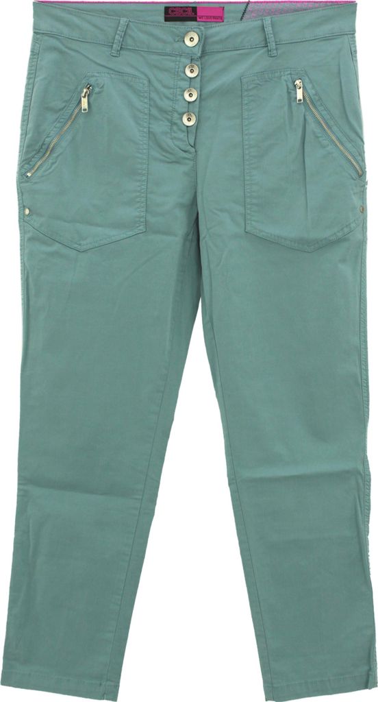 31635 Cecil, 07. Aug, 7/8 Damen Jeans Hose, Popelinestretch, adriatic blue, W 29 L 28