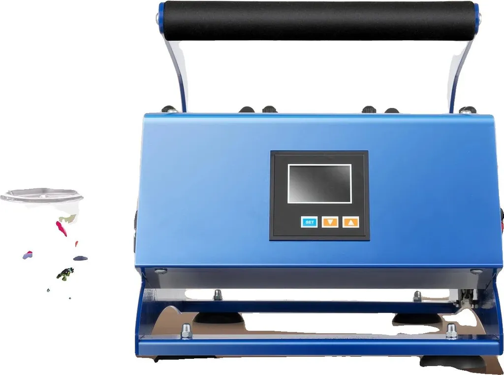 Presse à chaud numérique 500W avec affichage LED pour tasses et mugs
