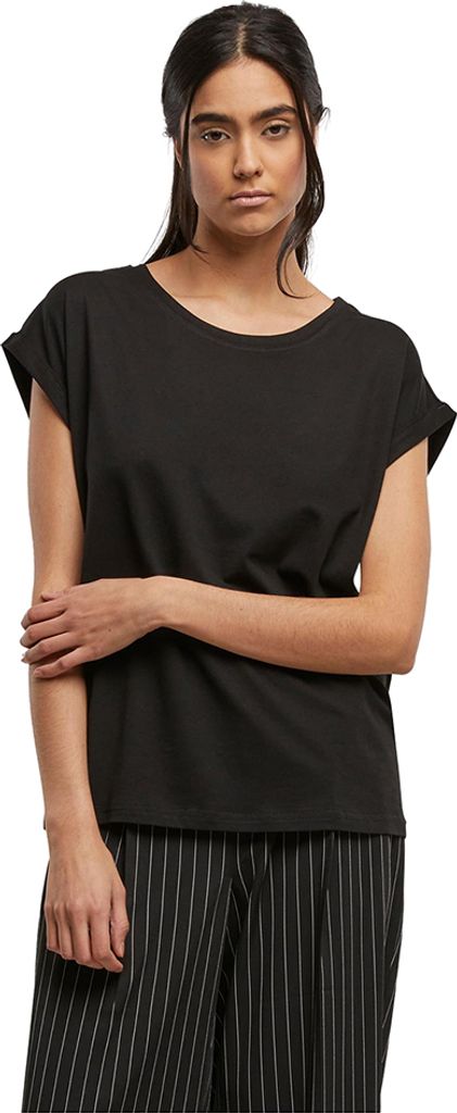 Urban Classics Viscose Extended Shoulder Kurzarmhemd Schwarz XL Frau Schwarz XL