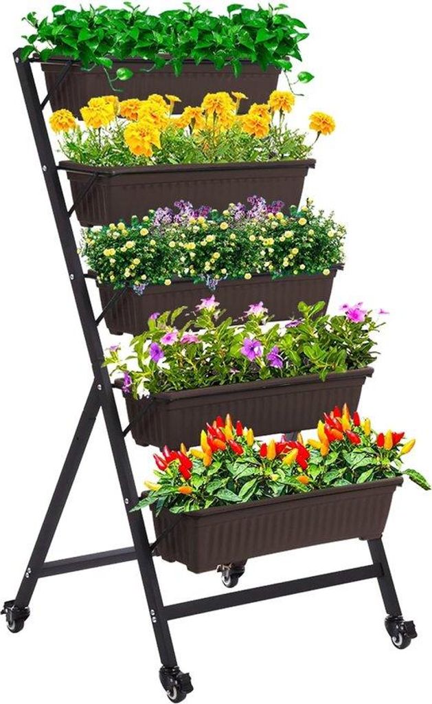 Wasserdichter Verticalgarten - Pflanzkiste für den Garten - Wasserresistente Kultivierungsbox