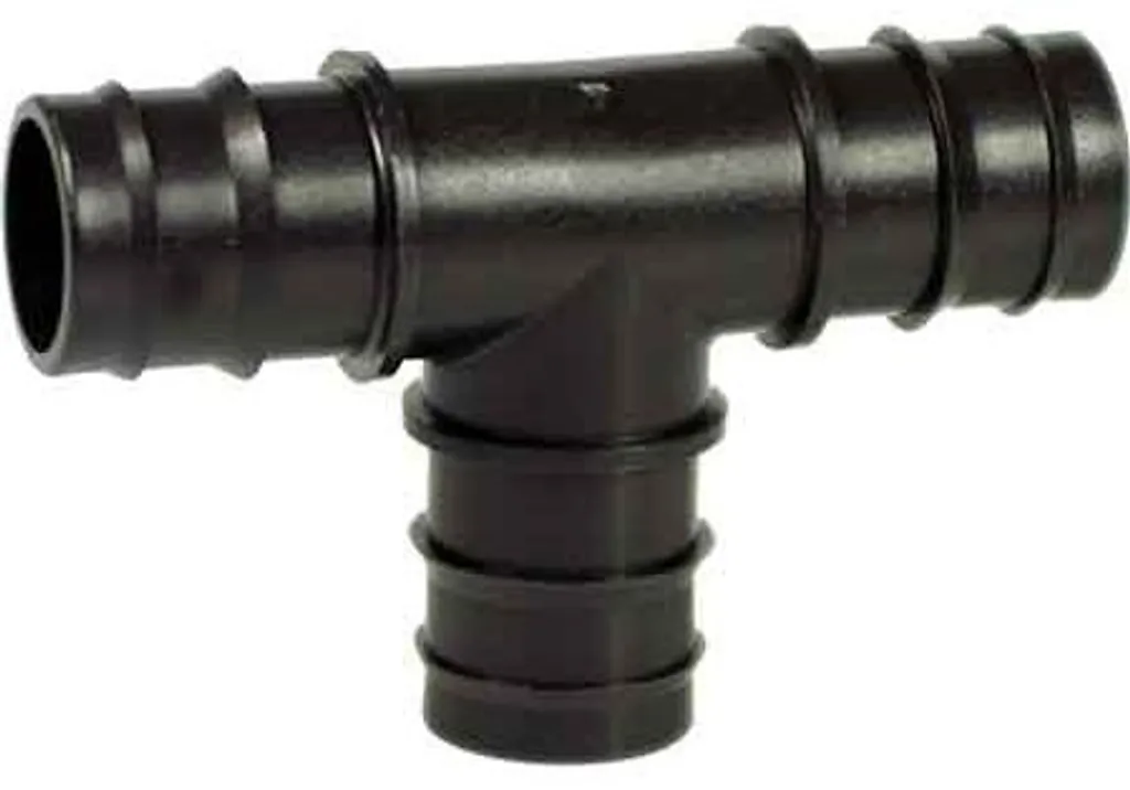 Raccord en Té basse pression diamètre 20 mm pour tuyau polyéthylène PE