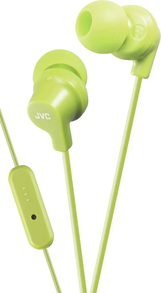 Casque JVC HA-FR15 Vert avec Télécommande à Distance et Embouts Souples