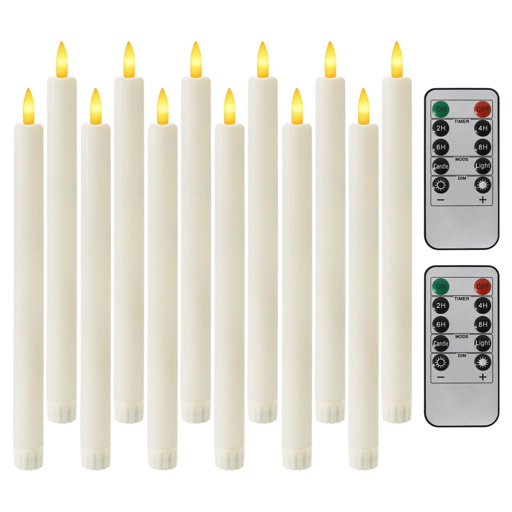 OZAVO LED-Kerzen, flammenlose LED-Kerzen, 12er-Pack mit Produktbild 